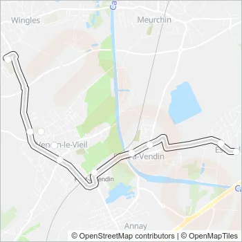 1603 Bus Line Map