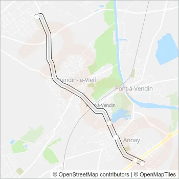 1604 Bus Line Map