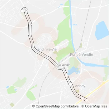 1604 Bus Line Map