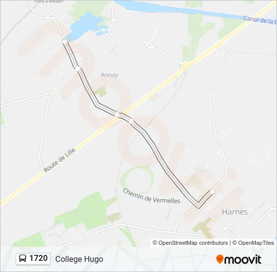 1720 Bus Line Map