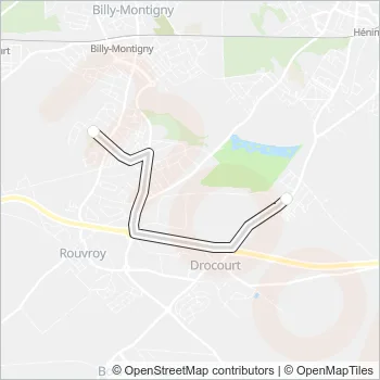 1750 Bus Line Map