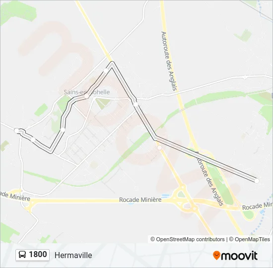 1800 Bus Line Map