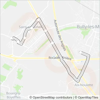 1800 Bus Line Map
