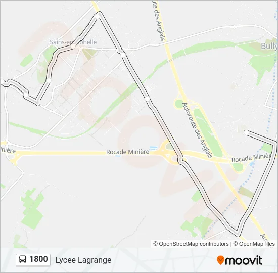1800 Bus Line Map