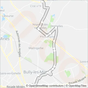 1806 Bus Line Map