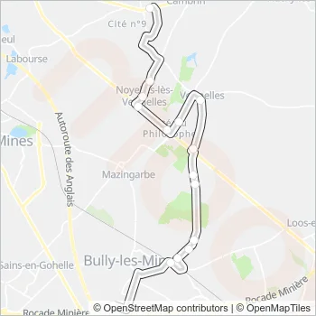1806 Bus Line Map