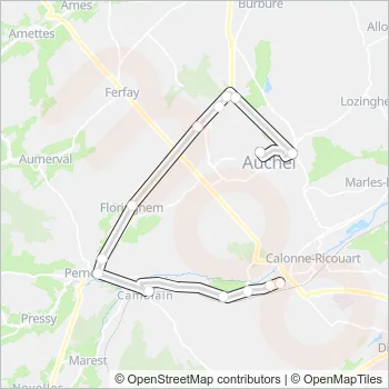 2410 Bus Line Map