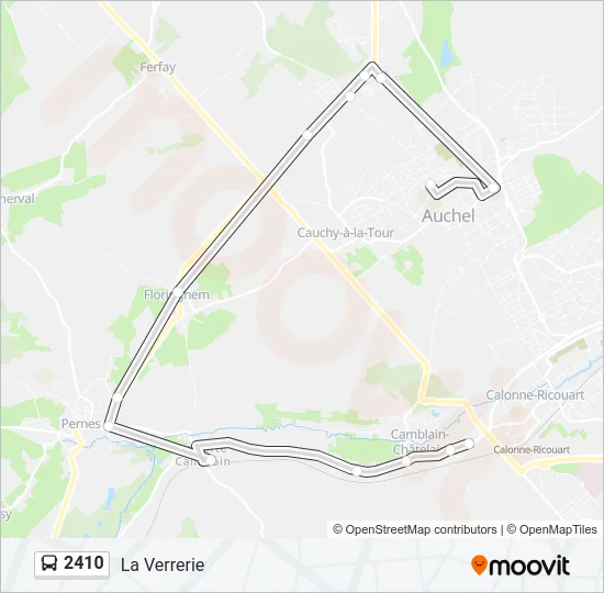 2410 Bus Line Map