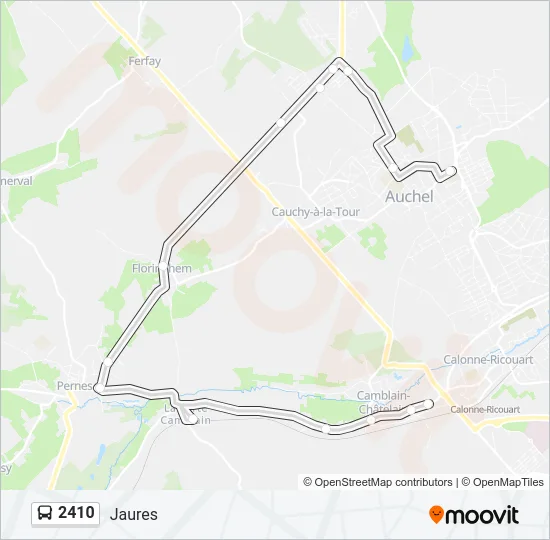 2410 Bus Line Map