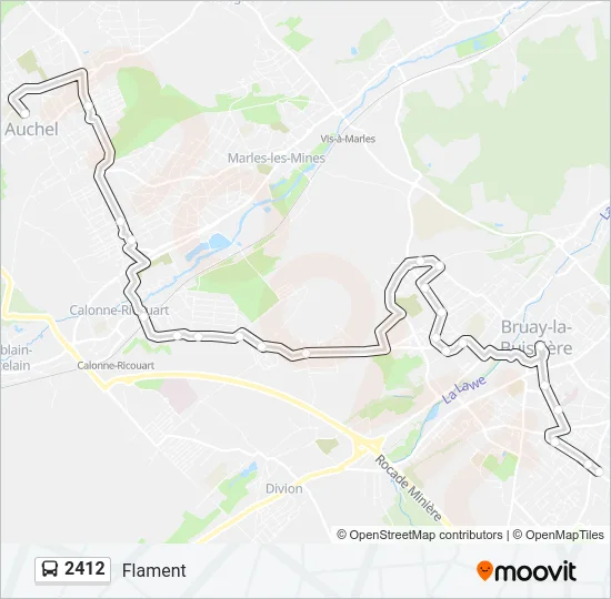 2412 Bus Line Map
