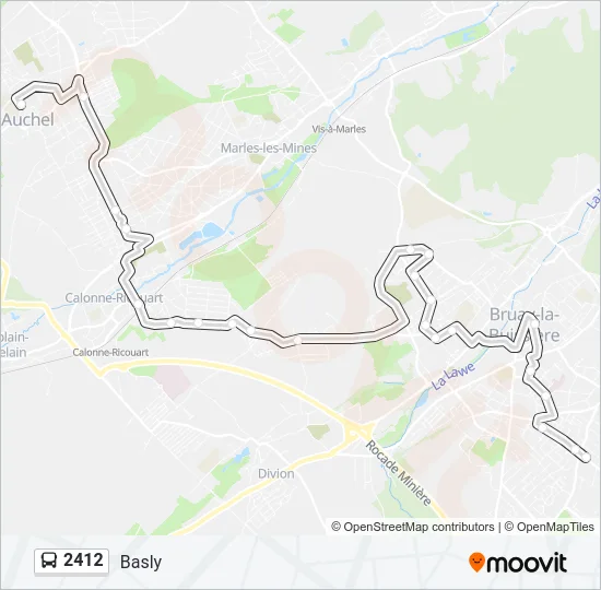 2412 Bus Line Map