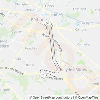 2510 Bus Line Map