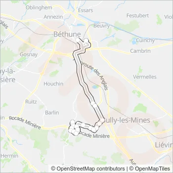 2510 Bus Line Map