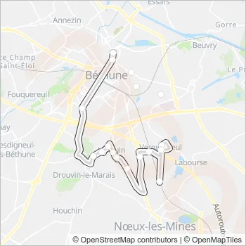 2512 Bus Line Map