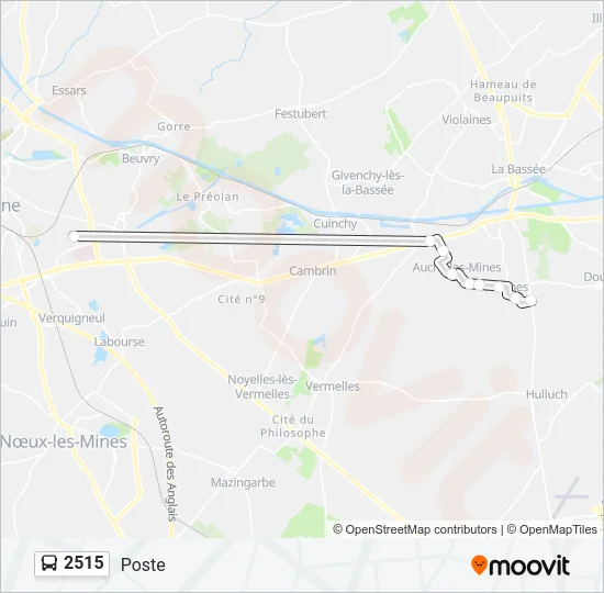2515 Bus Line Map