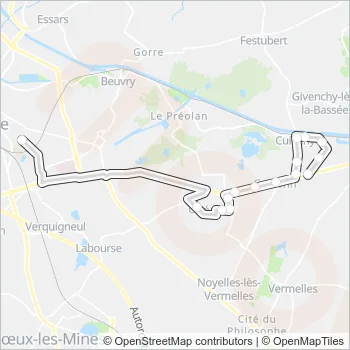 2517 Bus Line Map