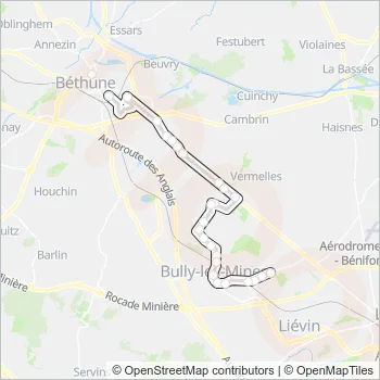 2520 Bus Line Map