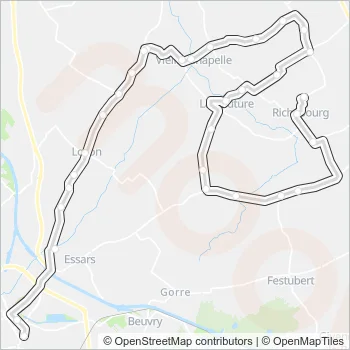 2524 Bus Line Map