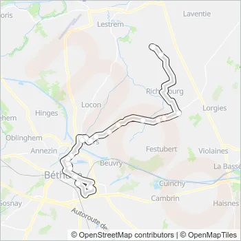 2528 Bus Line Map