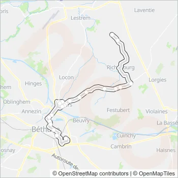 2528 Bus Line Map