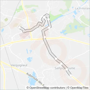 2550 Bus Line Map