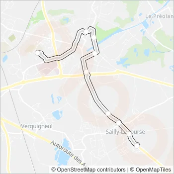 2550 Bus Line Map