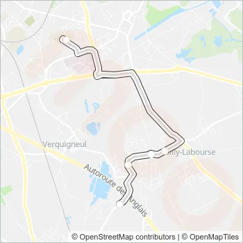 2553 Bus Line Map