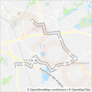 2556 Bus Line Map