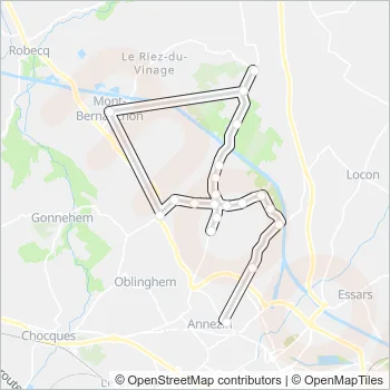 2560 Bus Line Map