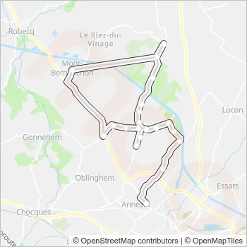 2560 Bus Line Map