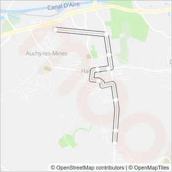 2600 Bus Line Map