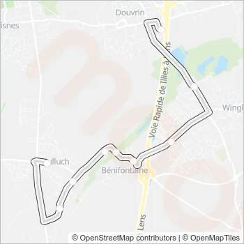 2611 Bus Line Map