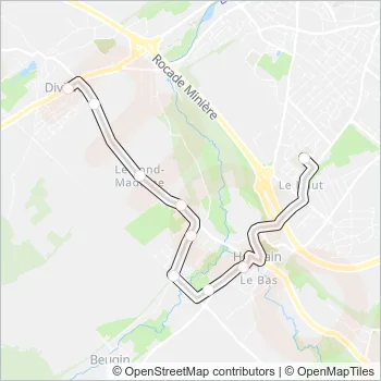 2700 Bus Line Map