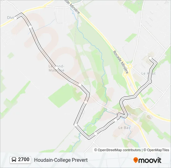 2700 Bus Line Map