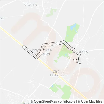 2820 Bus Line Map