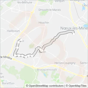 2831 Bus Line Map