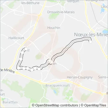2831 Bus Line Map