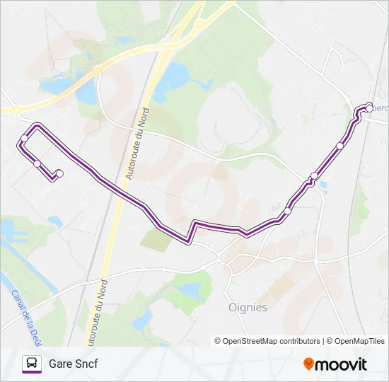 ALLOBUS1 Bus Line Map