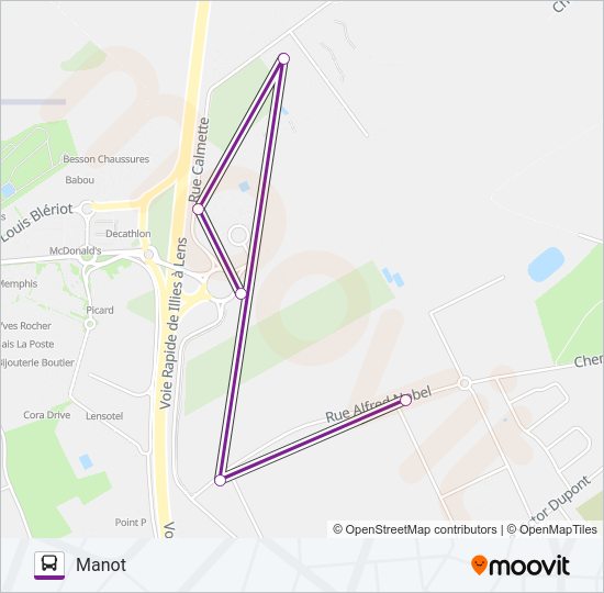 ALLOBUS2 Bus Line Map