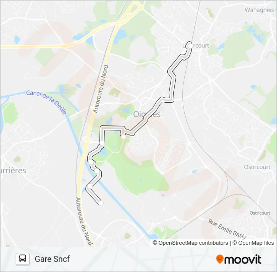 ALLOBUS3 Bus Line Map