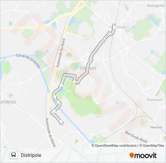 ALLOBUS3 Bus Line Map