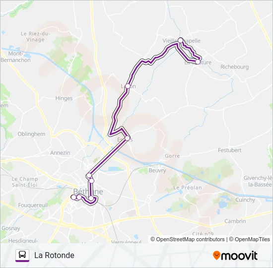 ALLOBUSA Bus Line Map