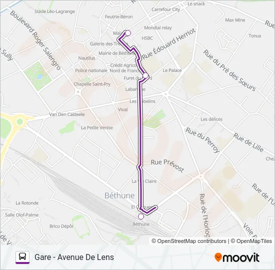 ALLOBUSA Bus Line Map