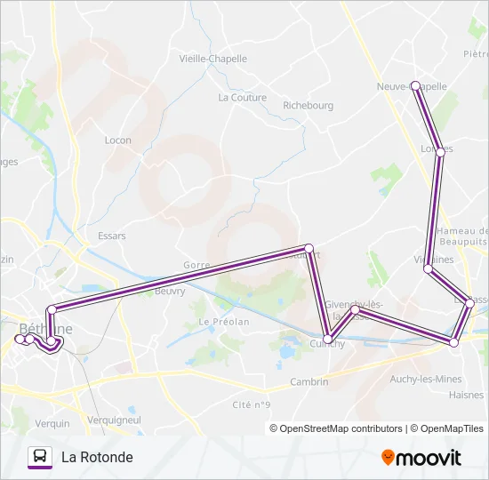ALLOBUSC Bus Line Map