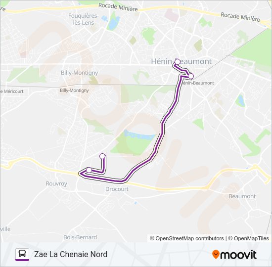 ALLOBUSE Bus Line Map