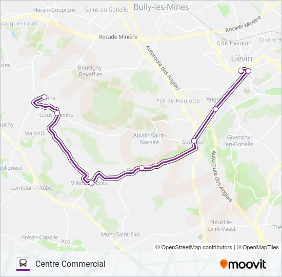 ALLOBUSI Bus Line Map