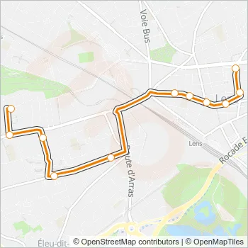NAVETTE2 Bus Line Map