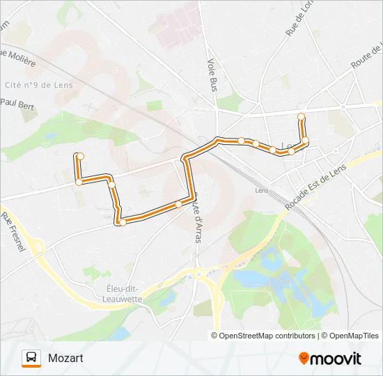 NAVETTE2 Bus Line Map