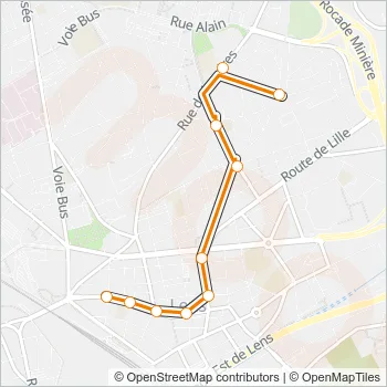 NAVETTE2 Bus Line Map