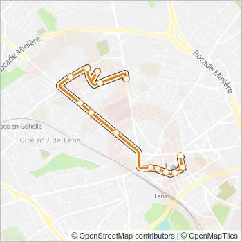 NAVETTE2 Bus Line Map